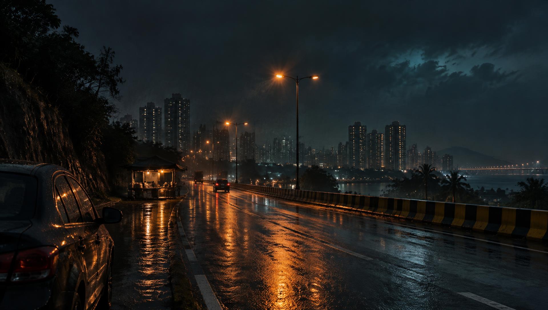 Mumbai Nights at night